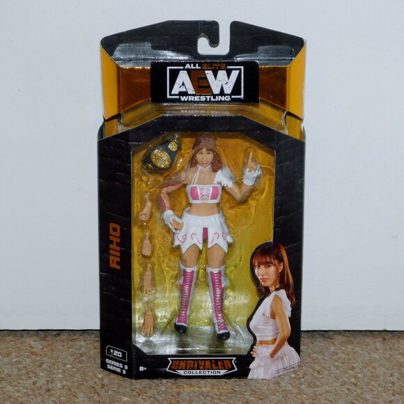 2021 Jazwares AEW Unrivaled Series 3 Riho Figure MIB Brand New # 20 - Picture 1 of 10
